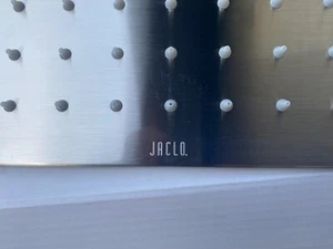 Designer Jalco premium rain shower head - wafer thin - brushed stainless steel - Picture 1 of 9