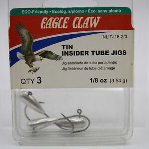 Eagle Claw Tin Insider Tube Jigs Pick Your Variant