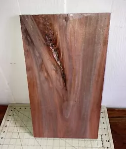 Madera de Ohia hawaiana de una pieza con inclusión de corteza ~18 3/4 x 10 1/4 x 7/8" (#503) - Imagen 1 de 8
