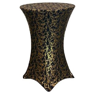 Round Spandex Table Covers, Stretch Tablecloth for Highboy Cocktail Tables