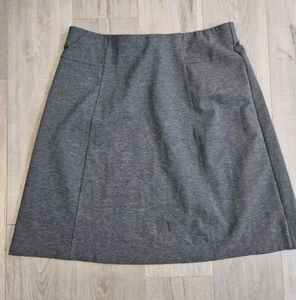 Dana Buchman Charcoal Grey Knit Skirt Size XXL A-line Stretch Modest - Picture 1 of 3