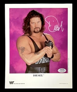 WWE DIESEL P-234 SIGNED 8X10 HANDSIGNIERTES ORIGINAL PROMO FOTO MIT PSA COA 1994 - Bild 1 von 3