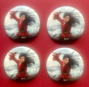 Mulan Live Action Film 27. März 2020 4 neue Buttons/Pin Disney - Bild 1 von 2