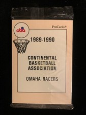 1989-90 ProCards CBA Omaha Racers sealed set (16) w/Tim Legler, Mike Thibault