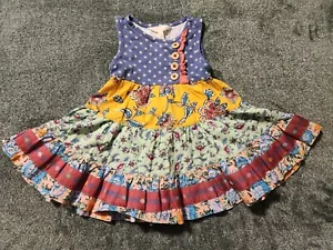 Matilda Jane Wild Heart Dress Girl Size 2 Choose Your Own Path - Picture 1 of 10