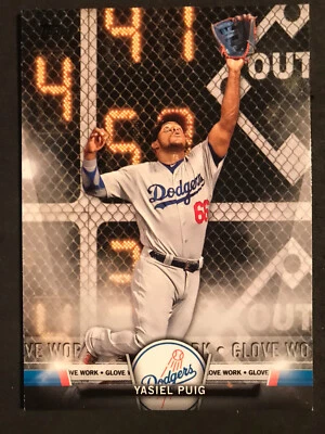 2018 Topps Salute Series 2  Yasiel Puig - #S-95 - Los Angeles  Dodgers - Image 1 of 2