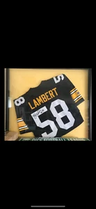 Jack Lambert autographed Jersey , Frame not included  - Picture 1 of 2