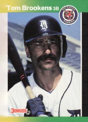1989 Donruss #508a Tom Brookens - Image 1 of 2