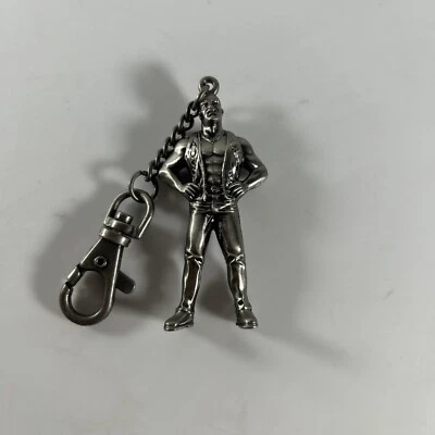 Stone Cold Key Ring WWE WWF Die Cast Metal Vintage 1998 RARE - Image 1 of 4