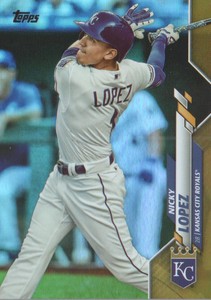 2020 Topps Baseball Gold Foil Parallel #3 Nicky Lopez