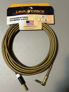 Lava Cable Van Den Hul Hybrid Instrument Cable 20ft Right Angle to Straight - Picture 1 of 1