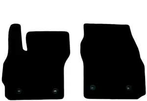 Alfombrillas delanteras de terciopelo para coche para Mazda 5 impermeables forros de alfombra negras nuevas 2 piezas - Imagen 1 de 7