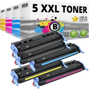 5x TONER 124A für HP Color LaserJet 1600 2600N 2605 DN 2605 DTN CM 1015 1017 MFP - Bild 1 von 9