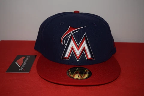 MLB New Era Miami Marlins Dominican Republic Flag Homage Fitted Hat RARE hatclub Cover