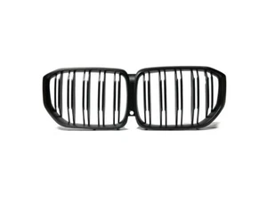 Ajuste para BMW X5 G05 2019-2023 parrilla delantera negro mate doble listones aspecto deportivo - Imagen 1 de 2