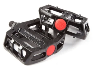 S&M BMX Pedals 101 Freestyle Retro BMX Pedals 9/16" Black Suits 3 Piece Crank - Picture 1 of 5