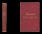 1874 BAEDEKER Handbook for Travellers BELGIUM and HOLLAND Brussels Amsterdam Etc