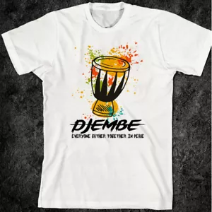 T-shirt Black History Month radici africane nubiane shaka zulu tribale djembe tee - Foto 1 di 1