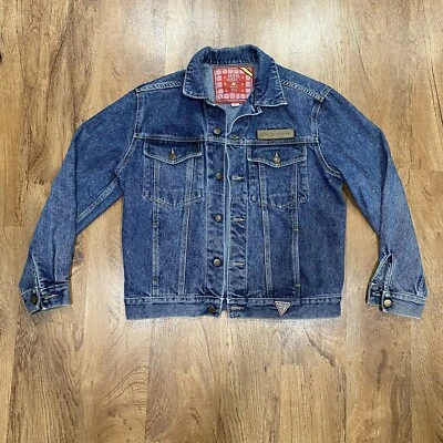 Chaqueta Jean Guess Georges Marciano De Colección Años 80 Guess America Trucker Para Hombre Talla M Foto 1 de 4