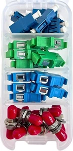 Roll over image to zoom in FiberShack - Fiber Optic Coupler Kit for ST, LC, SC, - Picture 1 of 5