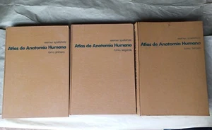 Atlas de Anatomia Humana von W. Spalteholz Bände 1-3 Spanisch 1973 Sechste Auflage - Bild 1 von 19