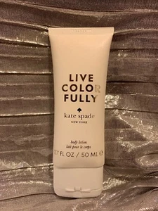 Kate Spade- Live Color Fully body lotion in a tube size 1.7 Oz. NEW - Picture 1 of 3
