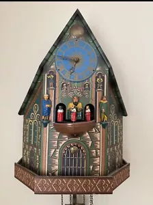 Nuremberg Iglesia de Nuestra Señora Alemania Occidental reloj de cuco musical Schmeckenbecher - Imagen 1 de 20