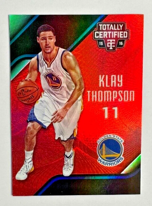 Klay Thompson 2015-16 Panini Totally Certified MIRROR RED PARALLEL #41 #'d /149