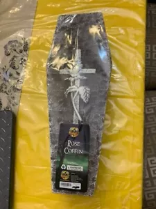 Spirit Halloween- (NEW) Styrofoam Rose Coffin (small) prop, Halloween, glows - Picture 1 of 2