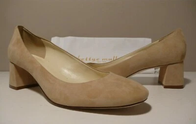 Женские замшевые туфли-лодочки на блочных каблуках BETTYE MULLER 'BARROW' размер 38,5 Италия - Изображение 1 из 4