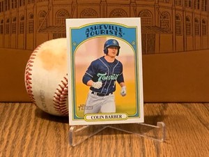 Colin Barber Houston Astros #7 Overall Prospect Gorgeous Topps Heritage Card