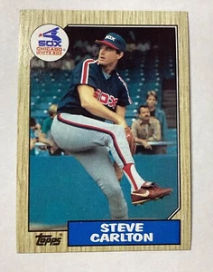 1987 Topps Baseball #718 Steve Carlton Chicago White Sox HOF NMMT Free Shipping! - Bild 1 von 2