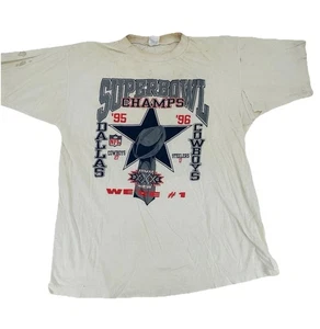 Vintage 90s Dallas Cowboys Super Bowl Champs Double Sided Shirt Size 2XL - Bild 1 von 8