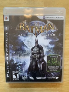 Batman Arkham Asylum - PS3 PlayStation 3 - Complete w/ Manual - Tested Working - Picture 1 of 6