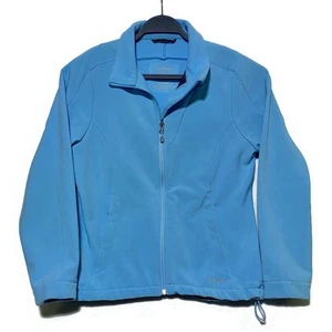 LL Bean Jacket Women's Size Medium Light Blue Full Zip With Side Pockets - Picture 1 of 7