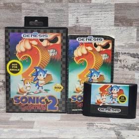 Sonic the Hedgehog 2 (SEGA Genesis, 1992) CIB Complete w/ Manual