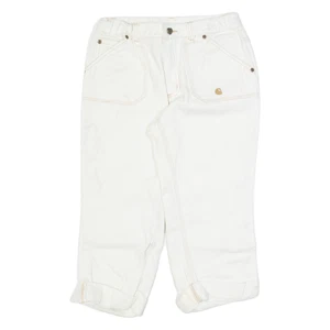 Carhartt 3/4 Länge Mädchen Jeansshorts weiß schmal 14Y W26 - Bild 1 von 6