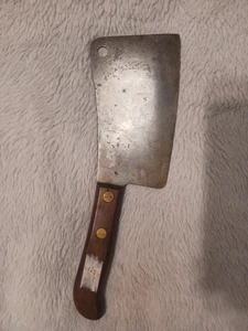 Vintage Metzger Fleischerbeil Messer 6" Klinge - Bild 1 von 2