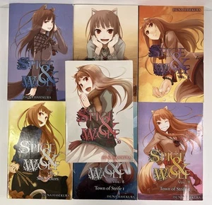 Spice & Wolf - Lot Of 7 Paperback Books - Vol. 4-10 - Yen Press - Japanese Manga - Imagen 1 de 9