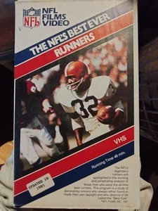 NFL BEST EVER RUNNERS VHS DVD JIM BROWN WALTER PAYTON EARL CAMPBELL TONY DORSETT - Picture 1 of 3