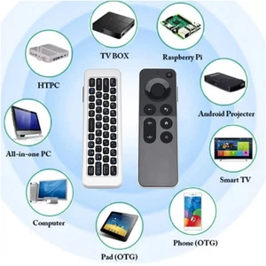T1 Smart Voice IR learning Remote Control Wireless Mini Keyboard Remote Control - Picture 1 of 18