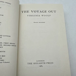 The Voyage Out By Virginia Woolf- 1965- 8th Impression- N116 - Picture 1 of 10