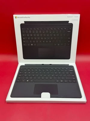 Microsoft Surface Pro X Keyboard Black QJW-00001 ✅❤️️✅❤️️ NEW! OPEN BOX! ✅❤️️✅❤️ - Image 1 of 4