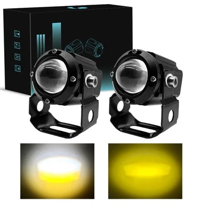 Offroad Electric Vehicle Dual Color Waterproof LED Spotlight with Alloy Housing - image 1 of 4