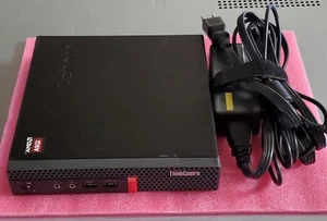 Lenovo ThinkCentre M625q USFF PC 8G RAM 128GB SSD Win 10 Pro + AC Adapter - Picture 1 of 4
