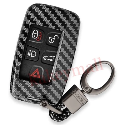 Smart Key Chain Fob Case Cover For Range Rover Evoque Discover Jaguar XE F-TYPE - Image 1 of 4