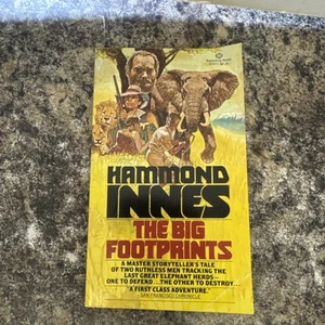 Die großen Fußabdrücke Hammond Innes 1977 Thriller PB Buch Roman Vintage - Bild 1 von 5