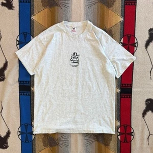 Vintage 90s Stick World Shopaholic Shopping T-Shirt Size XL Funny Humor USA Made - Picture 1 of 6