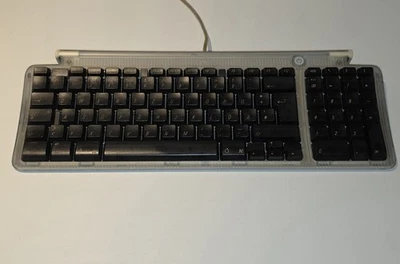 Apple Pro Keyboard A1048 | USB | QWERTZ DE | Macintosh Schwarz Retro | Tastatur - Bild 1 von 4