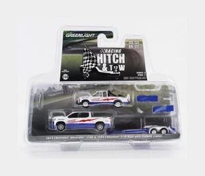 Greenlight 31170C Chevrolet - Silverado 1500 Pick-Up 2023 With Trailer + S-10 Pi - Picture 1 of 1